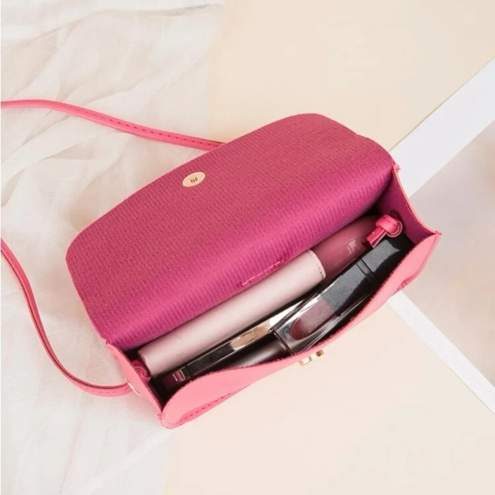 ⚠️Clearance Pink Mini Color Block Crossbody Bag - Picture 5 of 5